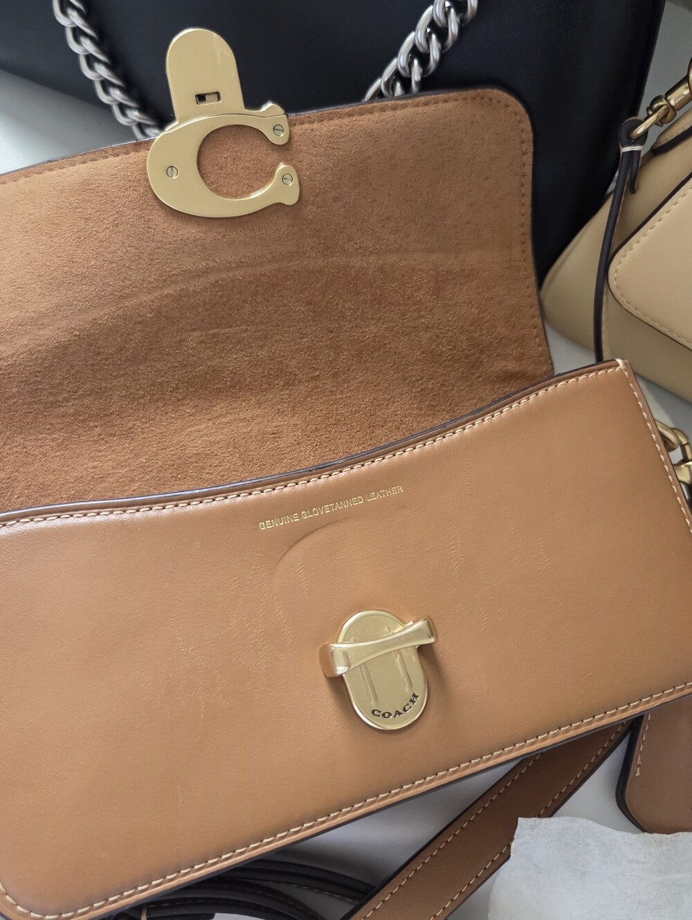 ✨️Coach Studio Baguette Bag In Light Camel - Picture 9 of 12